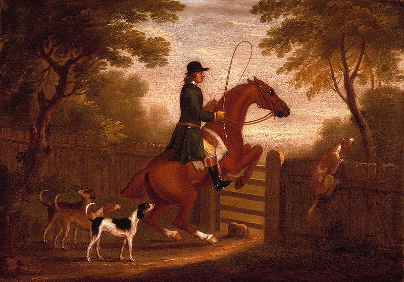 James Seymour Jumping the Gate china oil painting image